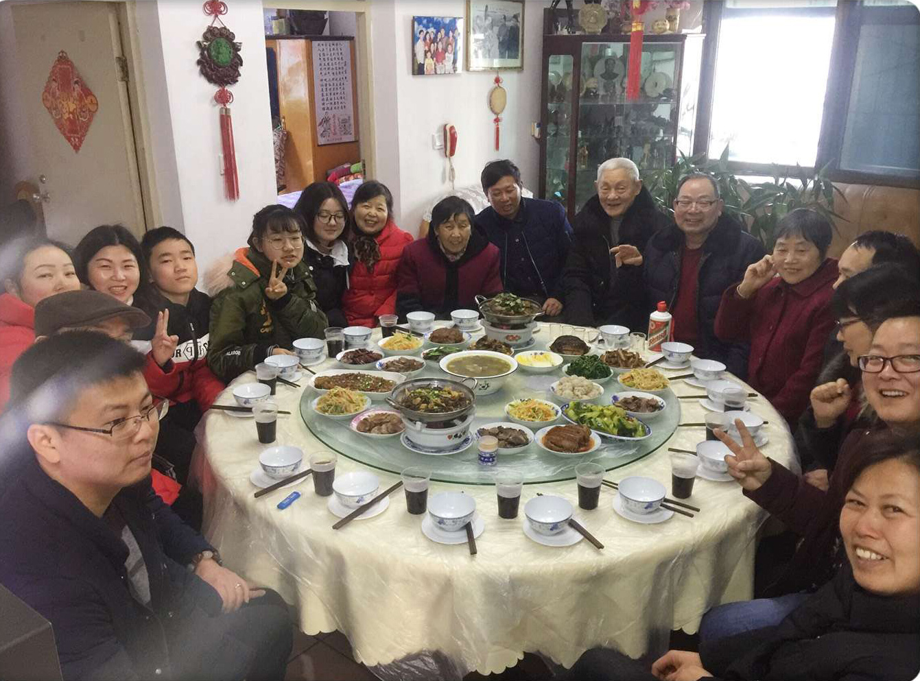 除夕夜，四代同堂過新年。（當陽公司生產企劃部  張燕）.jpg